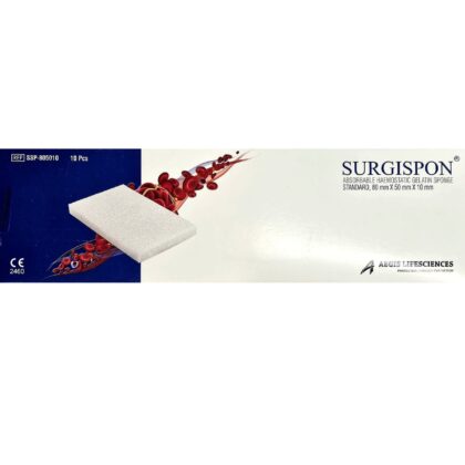 Surgispon bureti hemostatici 80x50x10mm. cutie x 10 buc.