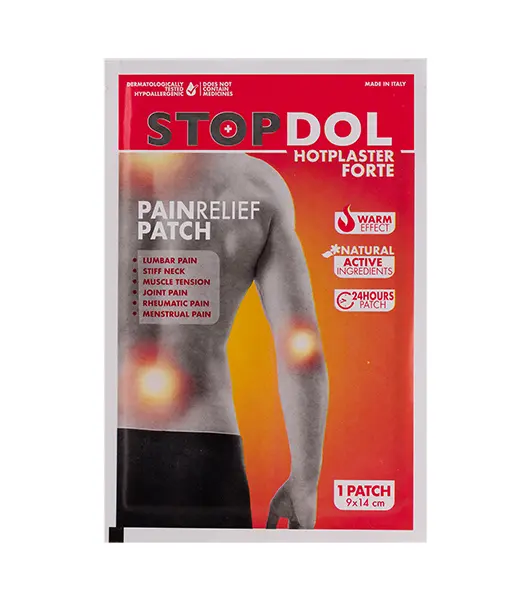 Plasture StopDol impotriva durerii cu Arnica si Gheara Dracului 9*14 cm
