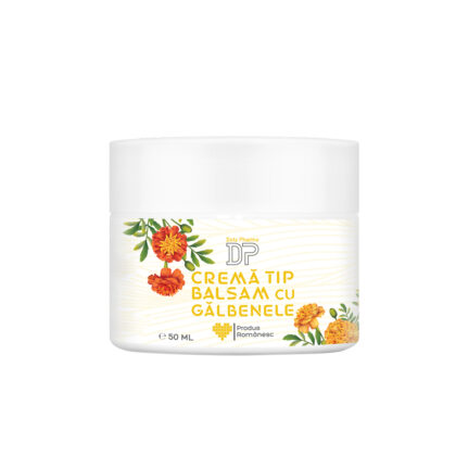 Crema tip balsam cu extract de galbenele, 50 ml, Dotz Pharma + CADOU Plasturi Classic x 20 buc.