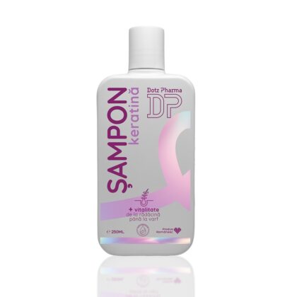 Sampon cu keratina, 250ml, Dotz Pharma + CADOU Plasturi Classic x 20 buc.