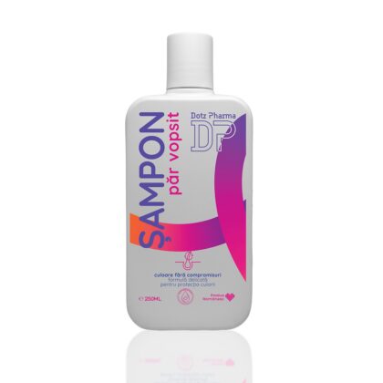 Sampon pentru par vopsit, 250ml, Dotz Pharma + CADOU Plasturi Classic x 20 buc.