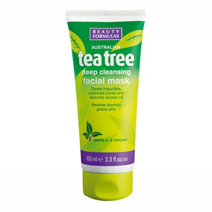 Masca pentru fata pentru curatare profunda, cu extract de arbore de ceai Australian x 100ml., Beauty Formulas