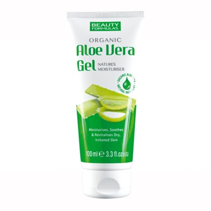 Gel organic Aloe Vera, emolient x 100ml., Beauty Formulas