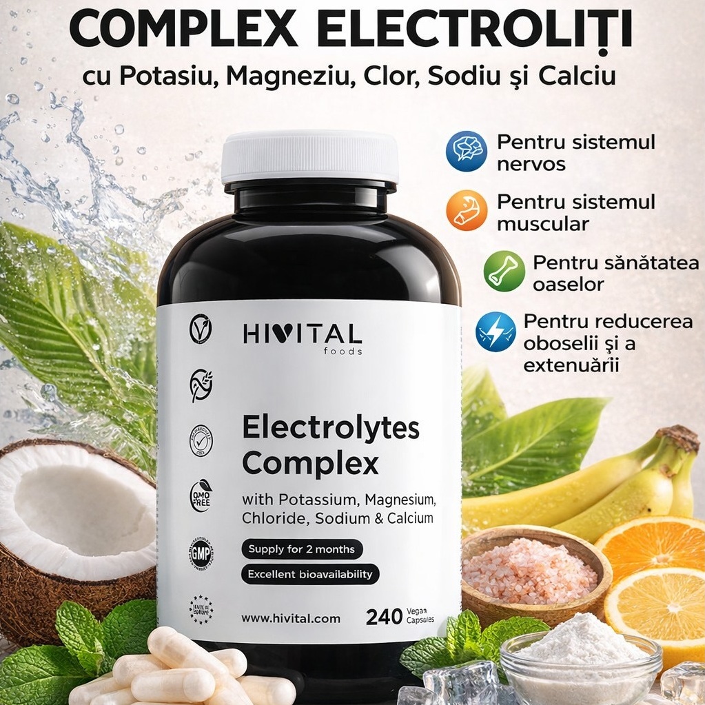 Electrolitii – energie, hidratare si echilibru vital
