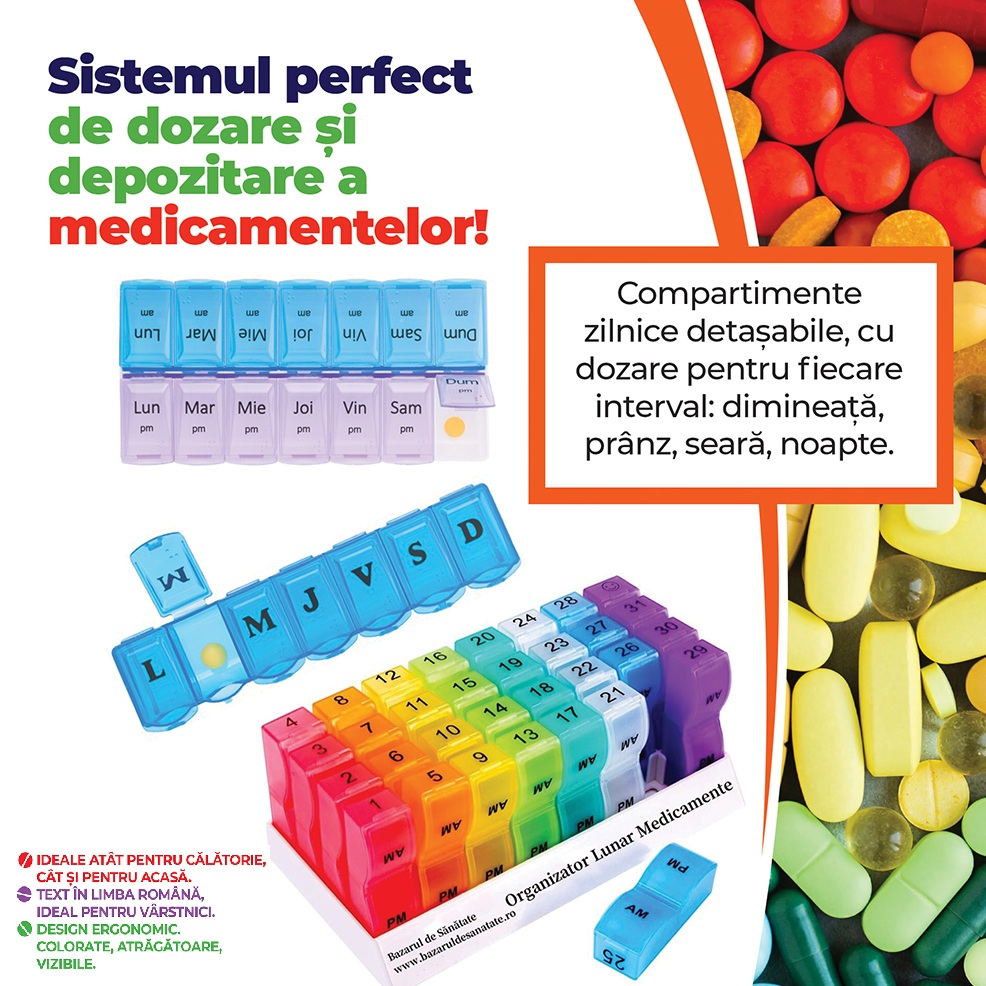 Sistemul perfect de dozare si depozitare a medicamentelor