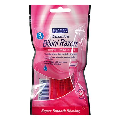 Set 3 aparate de ras pentru femei, linia bikinilor, Beauty Formulas