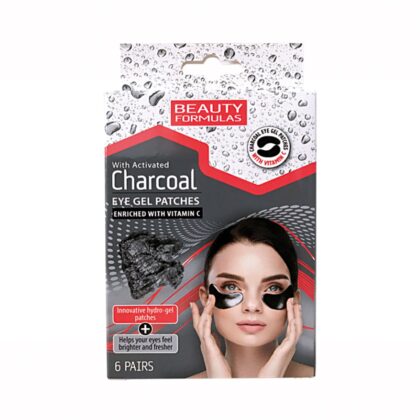 Paduri hidrogel pentru ochi cu carbune activ si vitamina C, iluminare si improspatare x 6 perechi, Beauty Formulas
