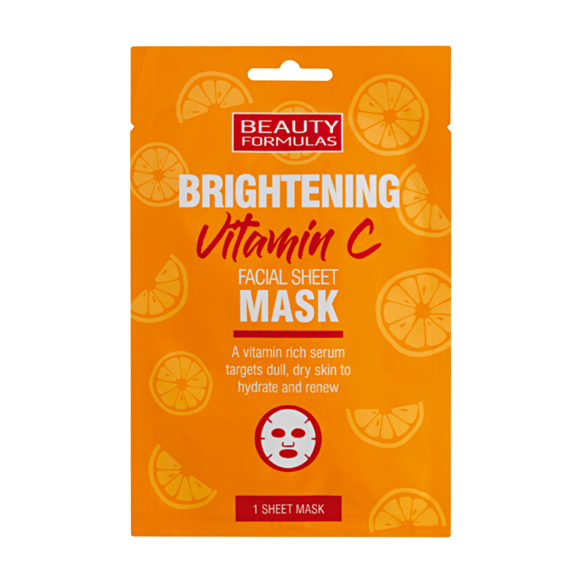 Masca servetel pentru iluminare, cu Vitamina C x 1 buc. - Beauty Formulas