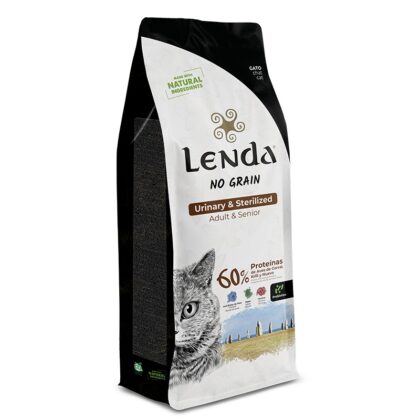 Hrana completa uscata pentru pisici adulte și senior, castrate sau sterilizate, fara cereale, Lenda Senior Urinary & Sterilized Grain Free 2kg