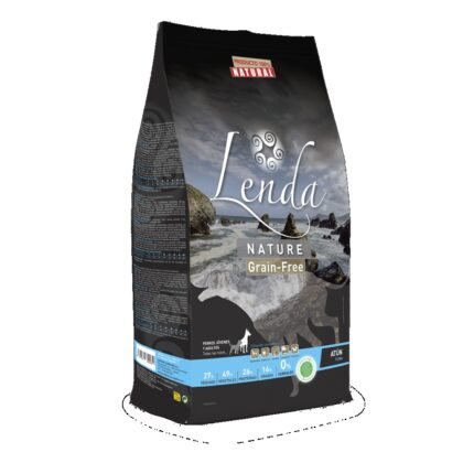 Hrană completă extrudată pentru câini tineri și adulți de toate rasele cu sensibilități alimentare și probleme gastrointestinale, fara cereale, Lenda Dog Tuna Grain Free x 3 kg.