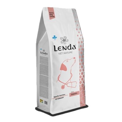 Hrană completă extrudată pentru câini adulți cu niveluri scăzute de monozaharide și dizaharide pentru reglarea aportului de glucoză (Diabetes mellitus), Lenda Vet Dog Diabetic 2 kg