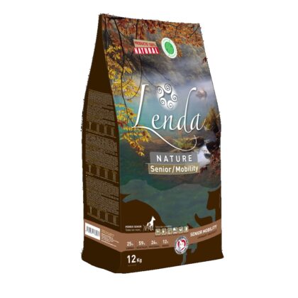 Hrană completă extrudată pentru câini tineri și adulți de toate rasele cu probleme articulare și câini seniori, fara cereale, Lenda Senior Mobility Grain Free x 3 kg.